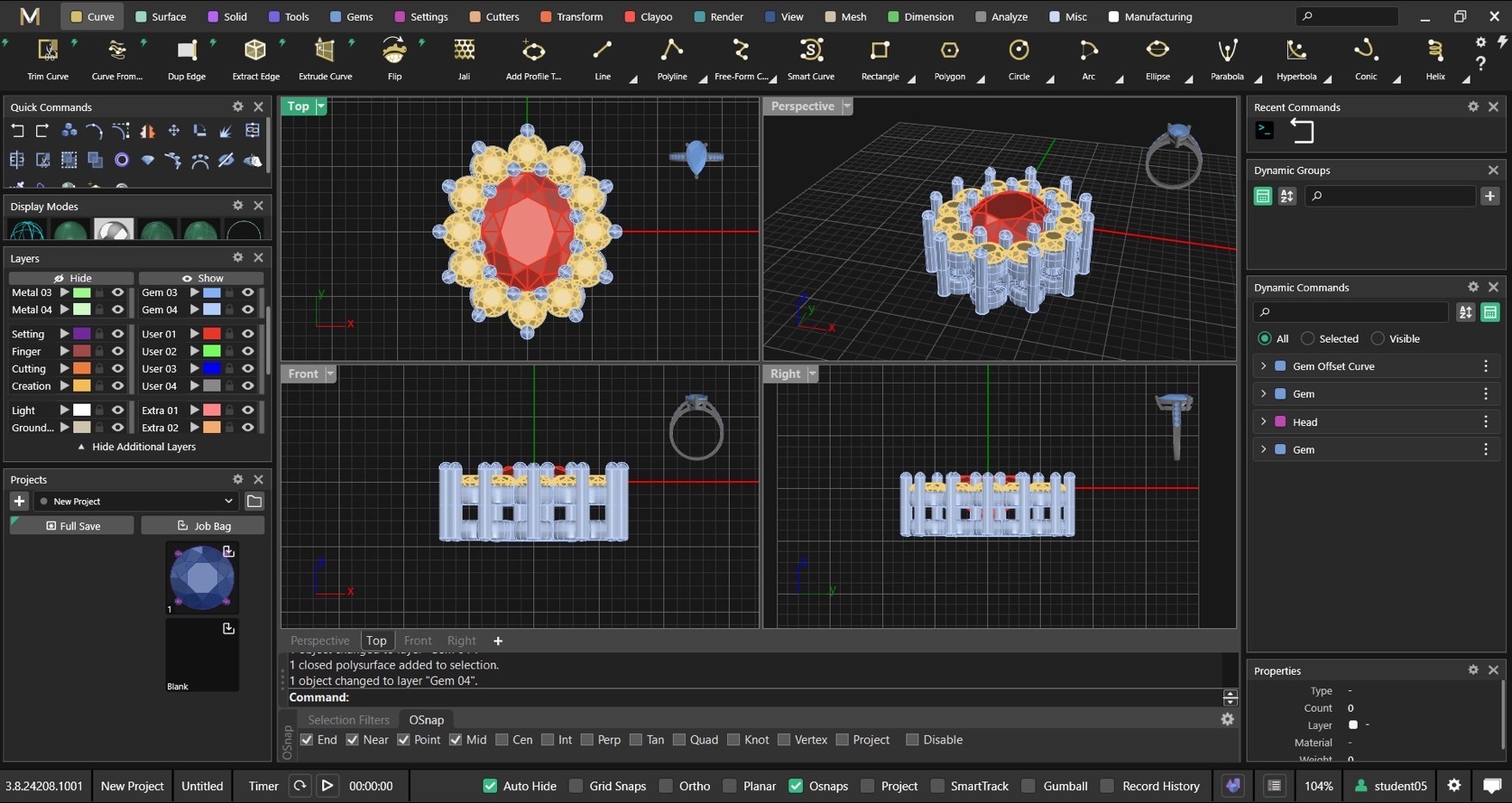 MatrixGold model screenshot