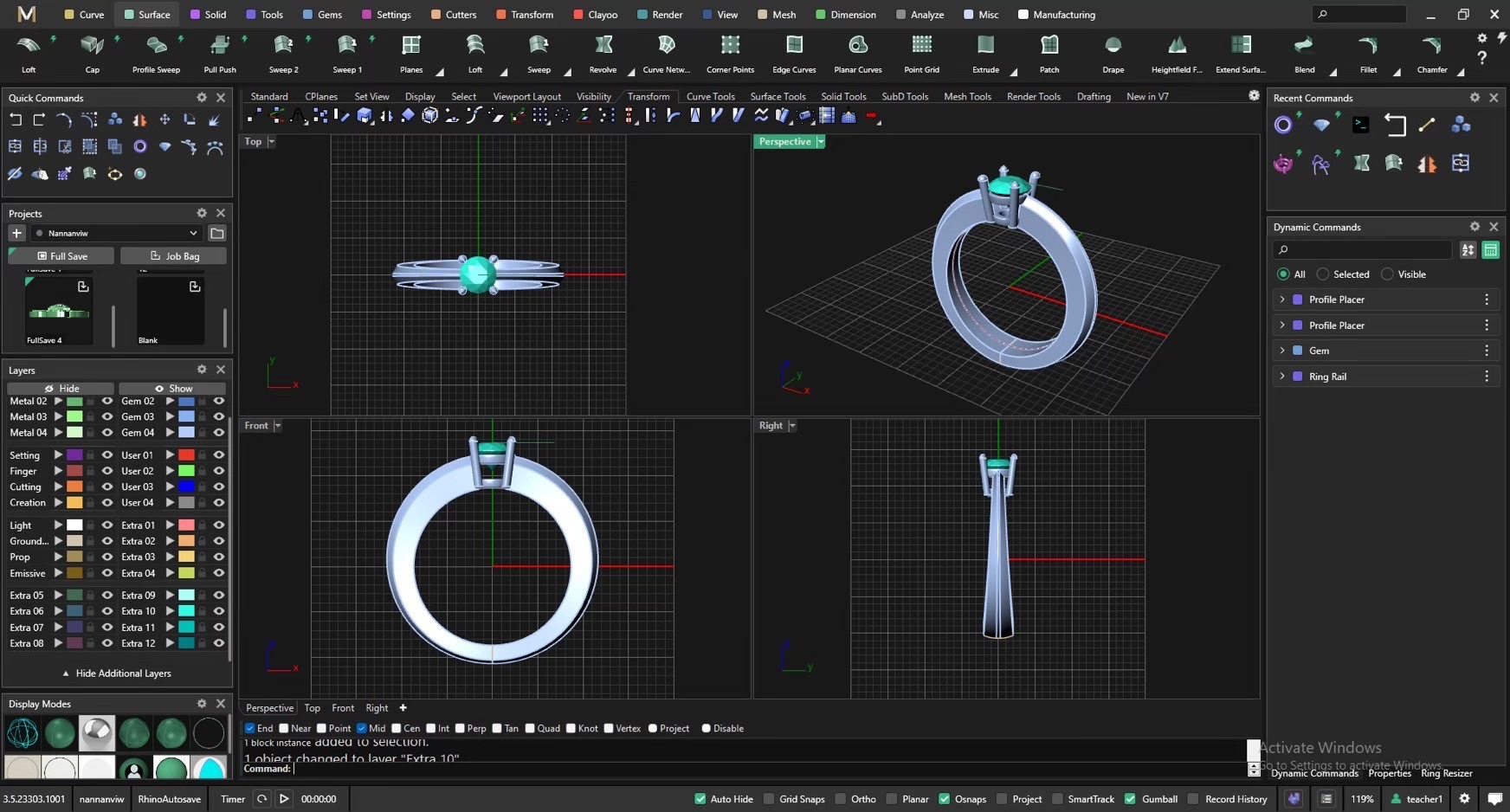 Ring MatrixGold screenshot