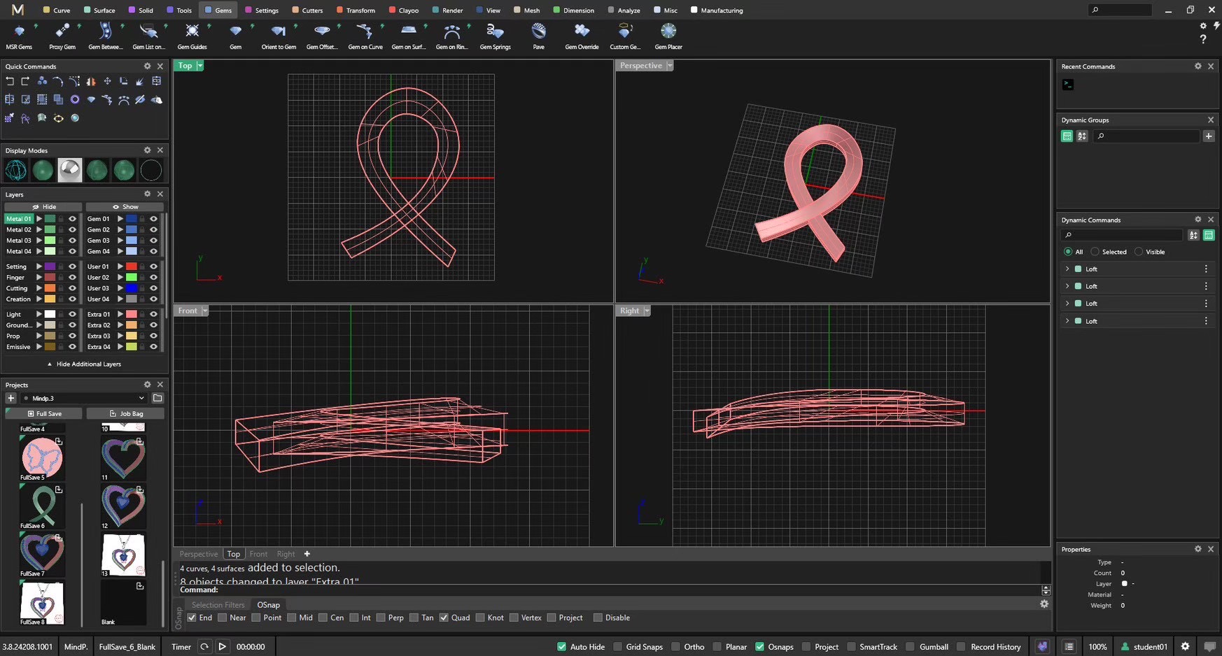 Pink ribbon MatrixGold screenshot