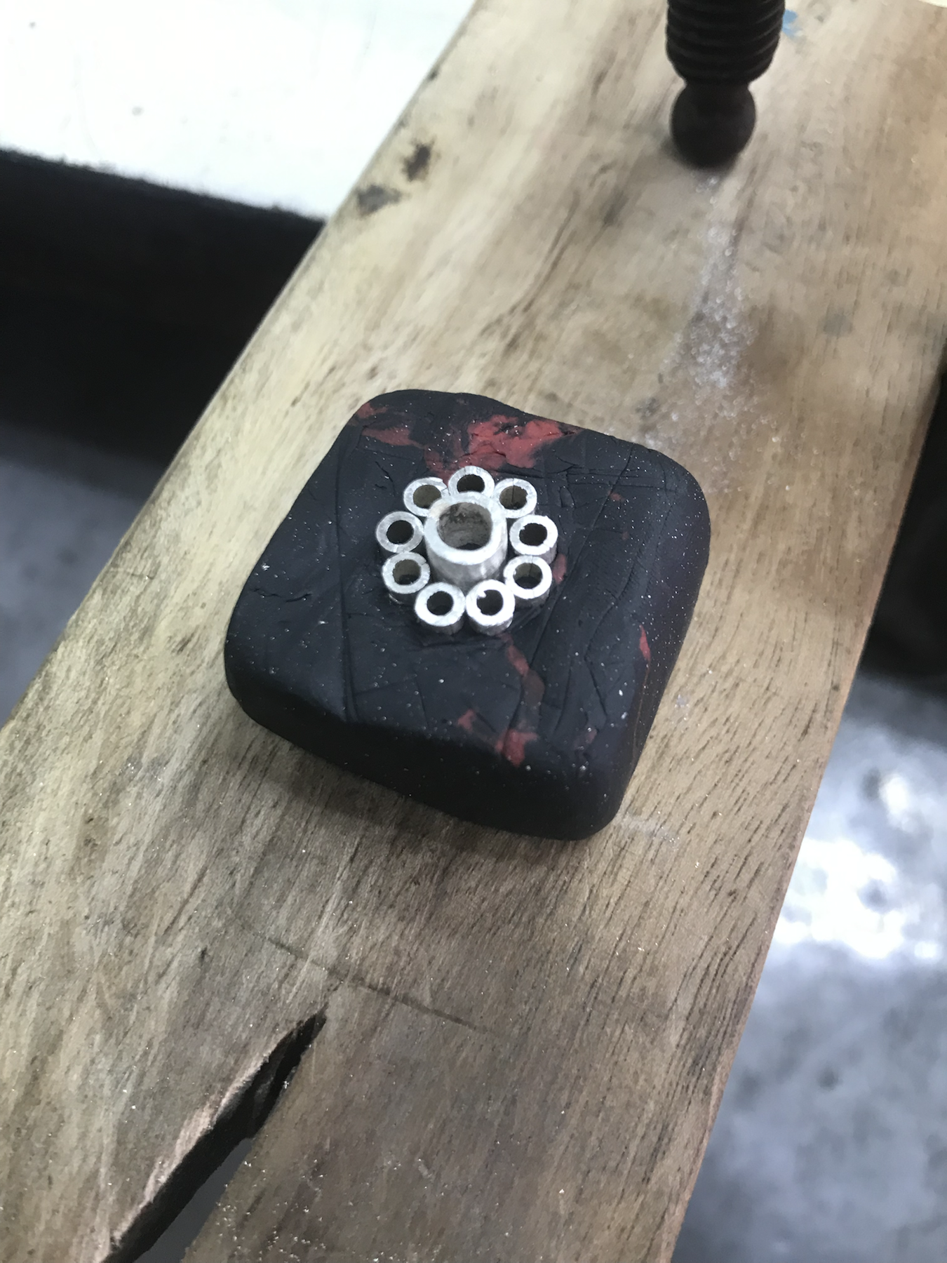 Silver flower component